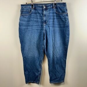 American Eagle Stretch Mom Jeans High Rise Size 18 Short